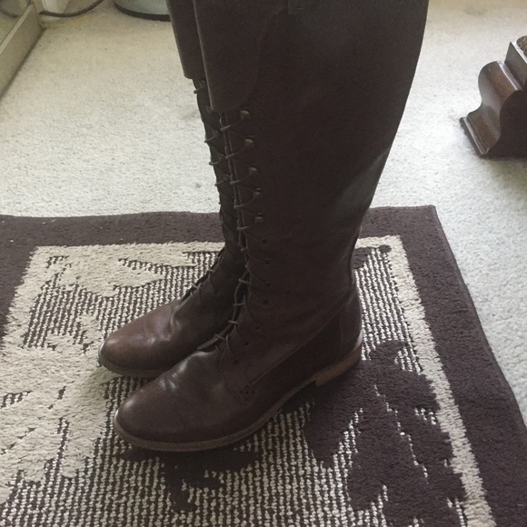 Charles David Rove Leather Riding Boots - Picture 3 of 8